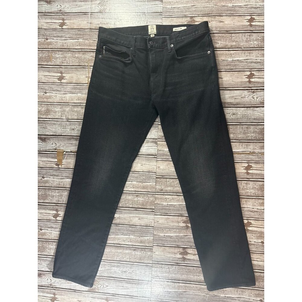 Kato Hiroshi the Pen slim selvedge jeans Size 34 black cole Wash Made in USA